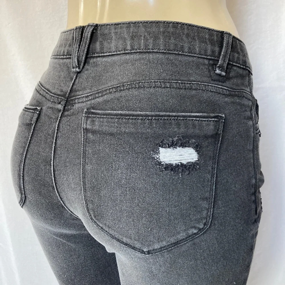 WIT & WISDOM Jeans Women Tummy Control No Gap Waistband Ankle Skinny Size 6 NWOT